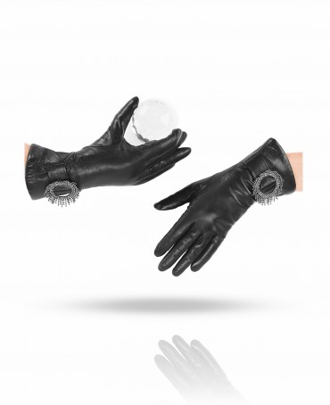 Перчатки Женские 11_EGRE/BL//11